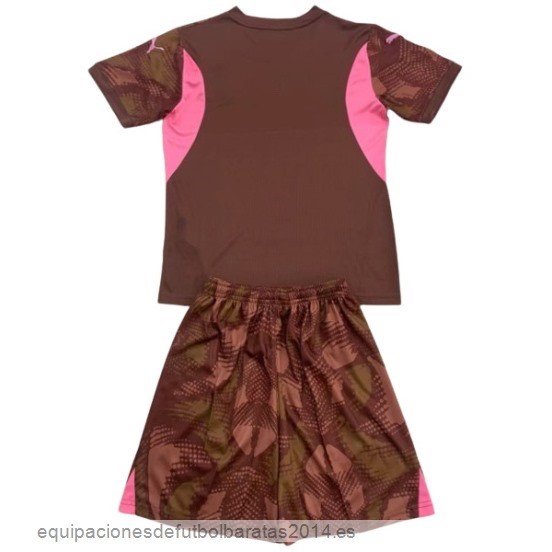 Nuevo Portero Conjunto De Hombre Manchester City 24/25 Borgona Baratas